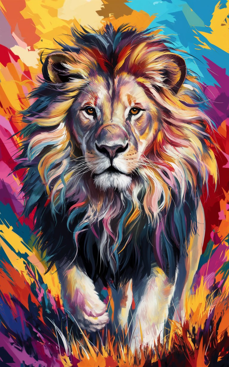 Majestic lion artwork symbolizing Jesus as the Lion of Judah, inspired by Revelation 5:5 — bold Christian art reflecting spiritual strength and victory.